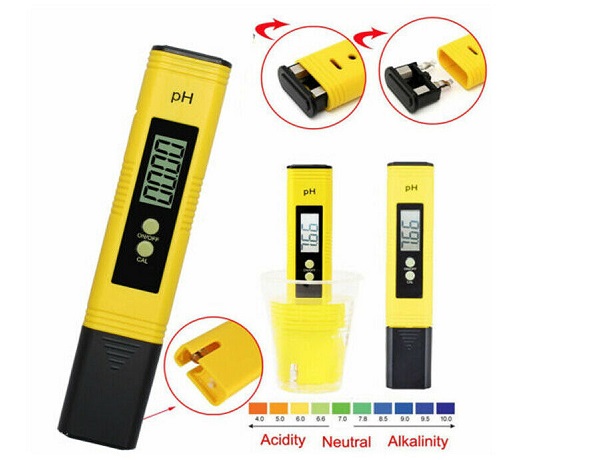 PH Meter LCD Digital Electric Tester Pen Water Hydroponics Test Kit Aquarium